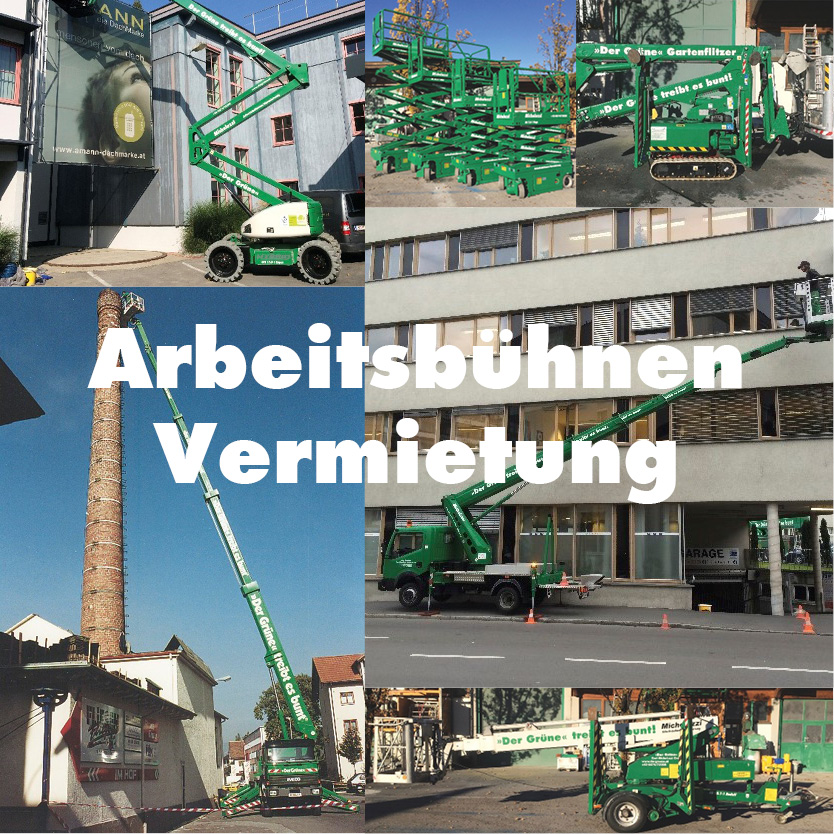 Kurt Micheluzzi Der Grüne - Arbeitsbühnenvermietung